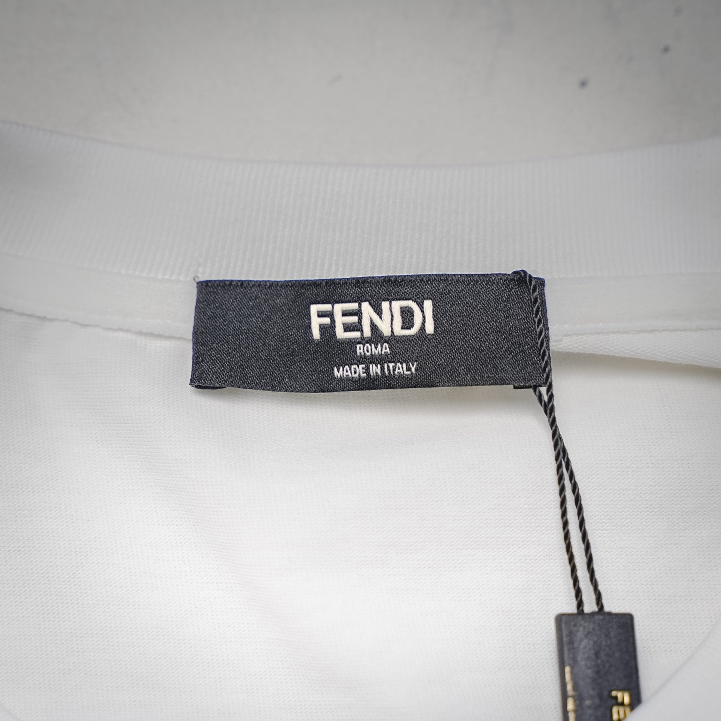 Fend zip-up pocket t-shirt