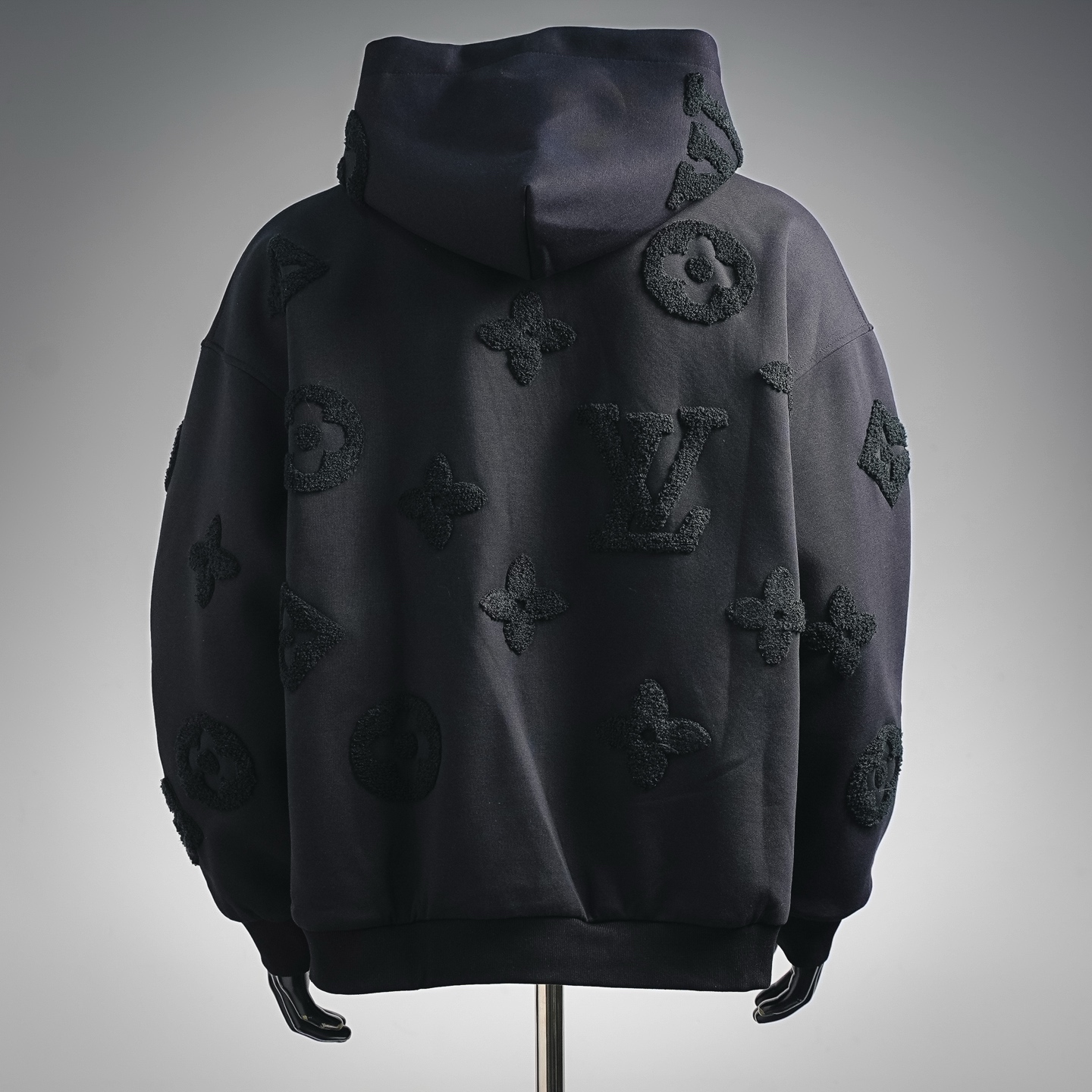 Louis chenille appliqué zip-up jacket