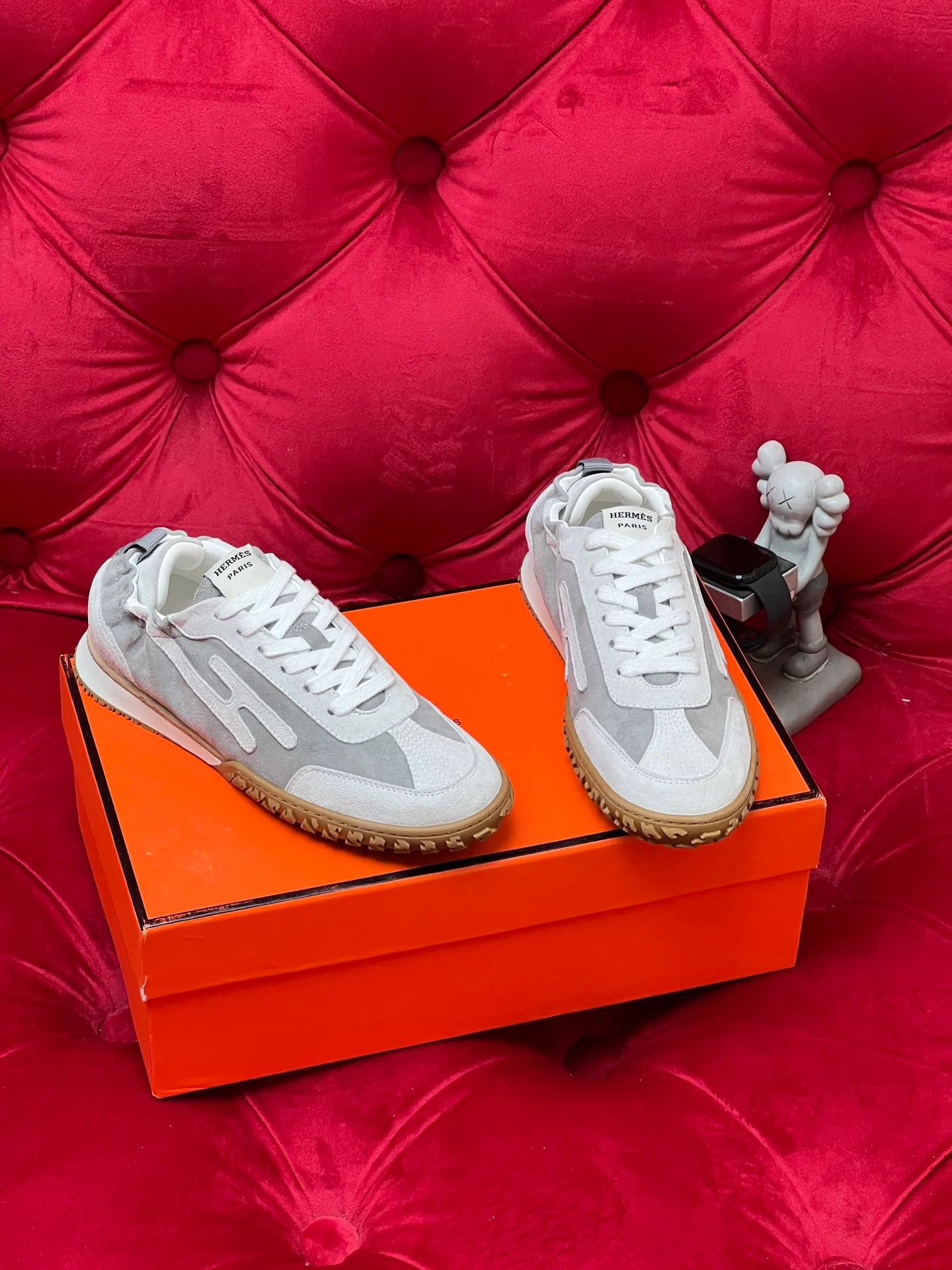 Herm suede sneakers
