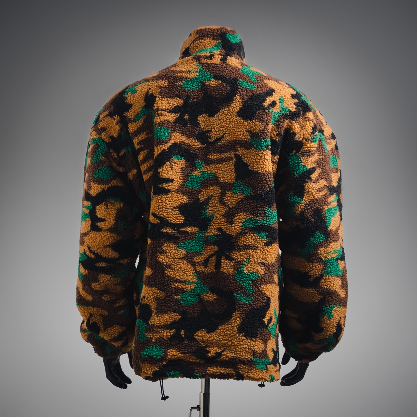 Balen military green teddy jacket