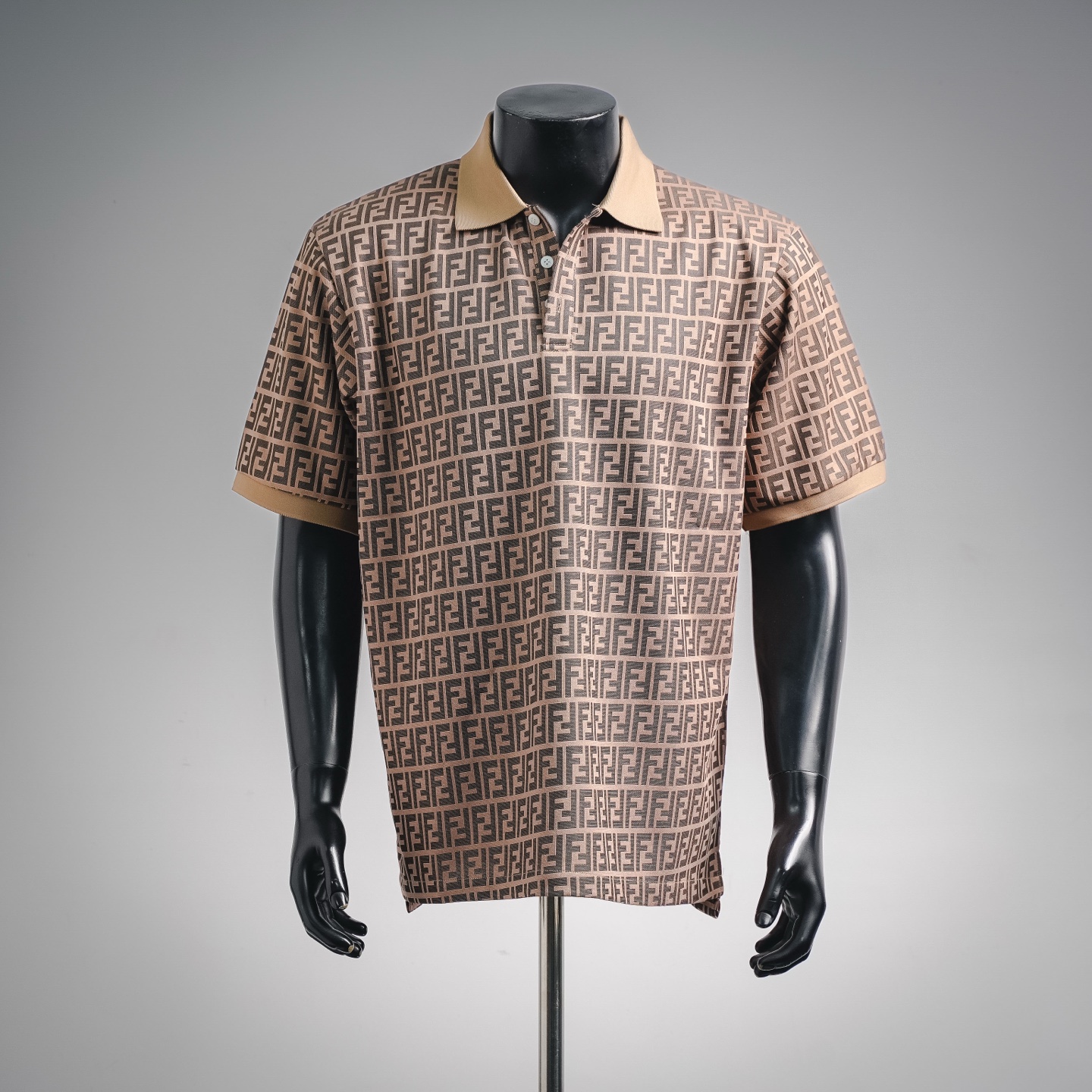 Fend print luxury Polo