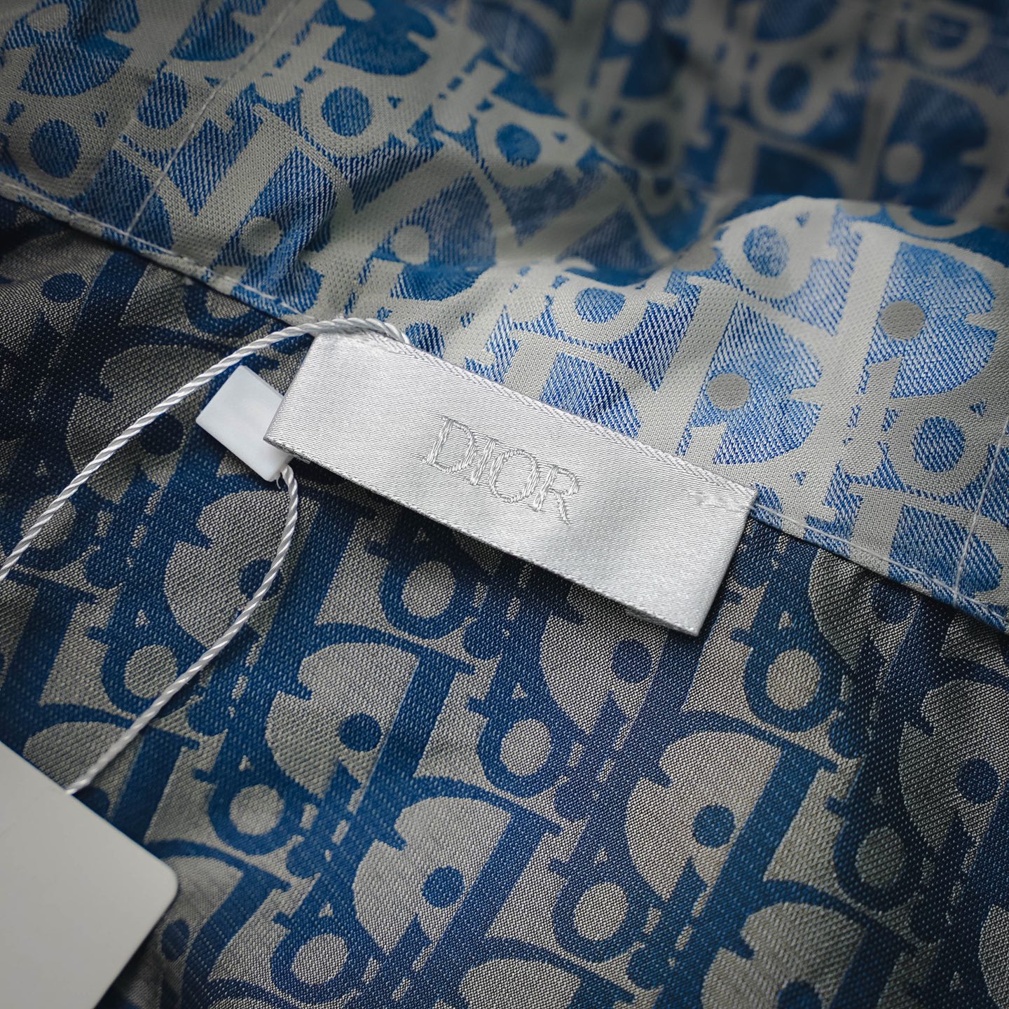 CD all-over zip-up jacket