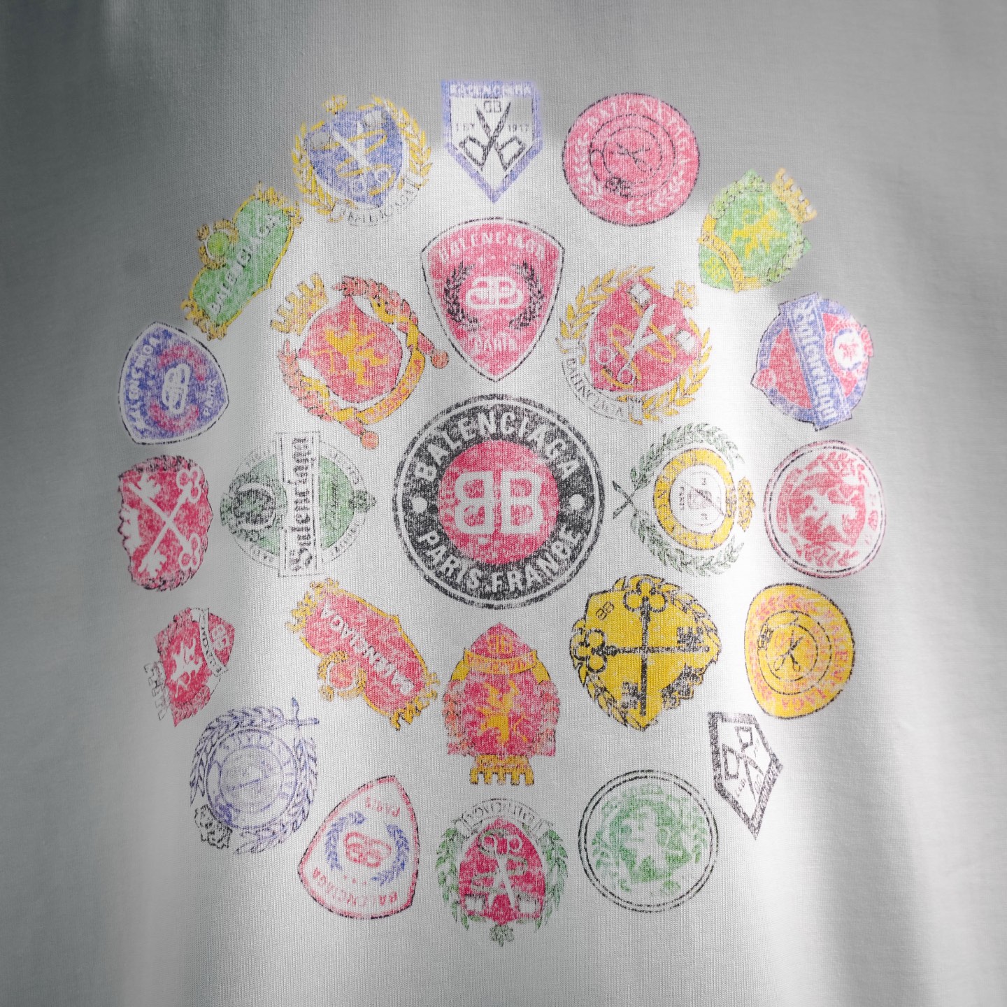 Balen badge printed t-shirt