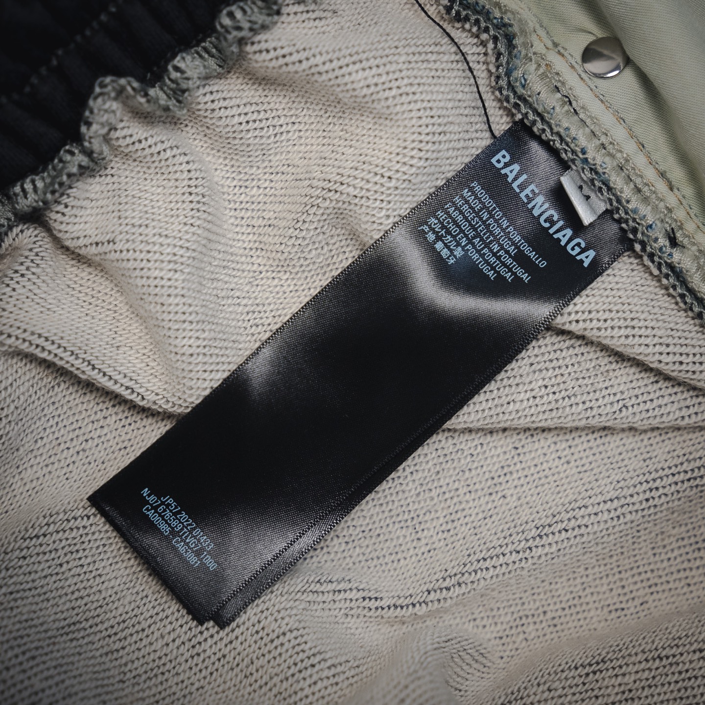 Balen washed splicing jeans