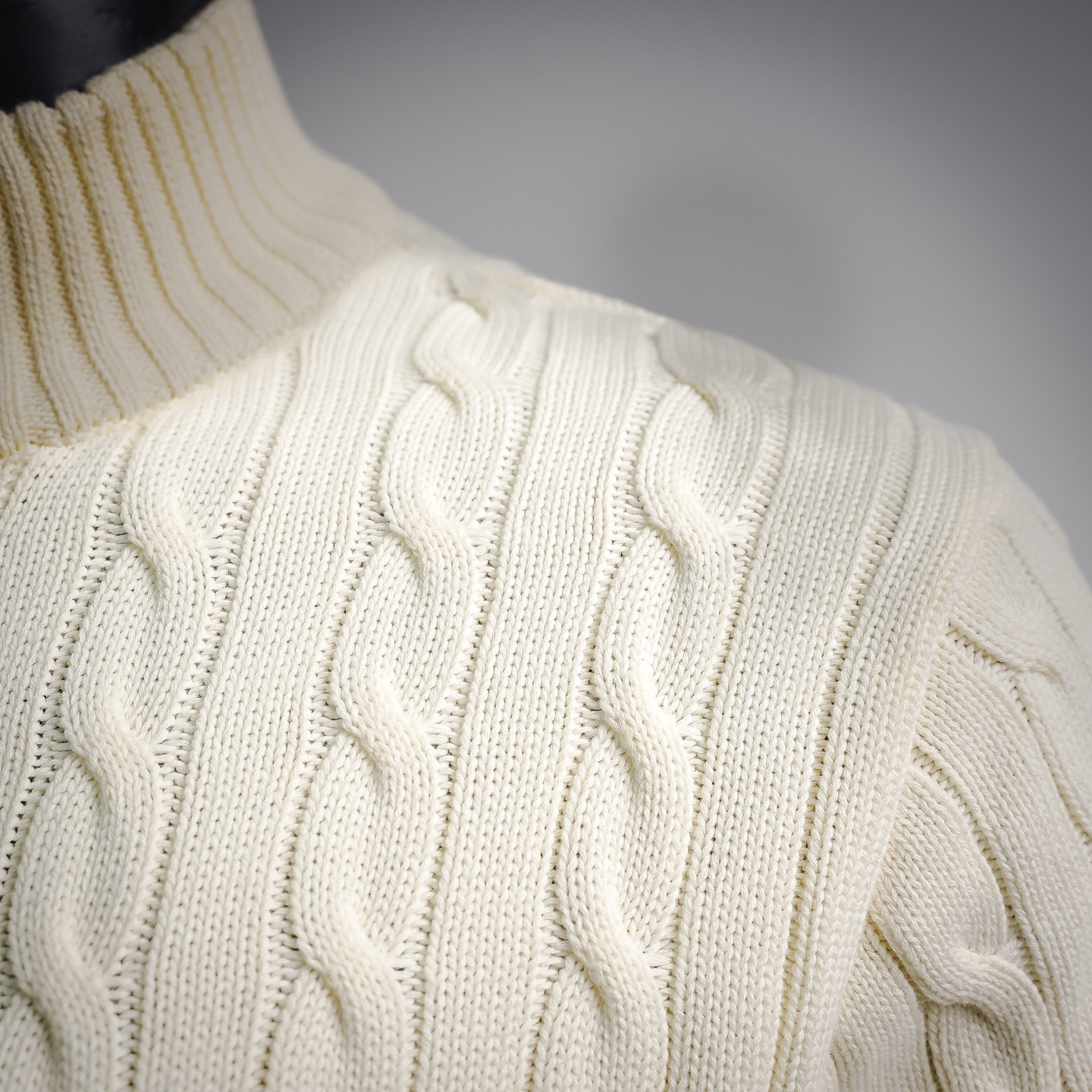 Ralph knit sweater zip-up jacket