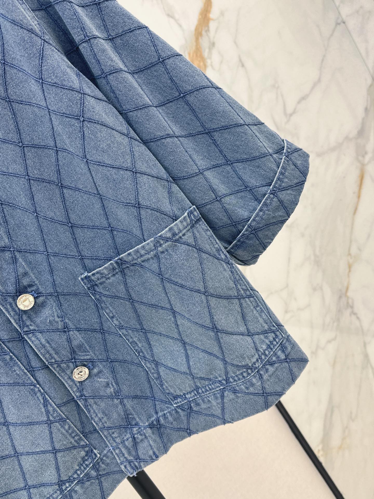 Chan 26ss embroidery denim jacket