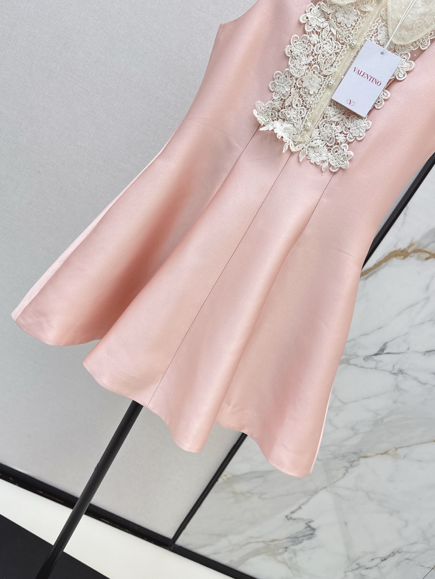 Valen 26ss lace vest dress