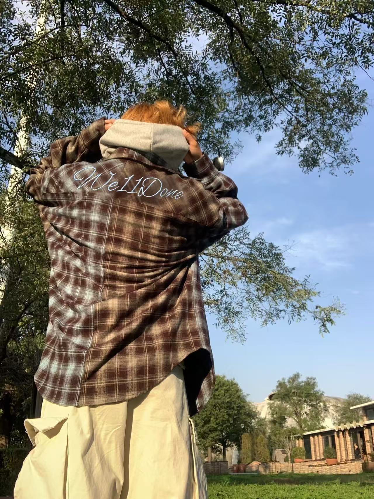 We11 plaid shirt