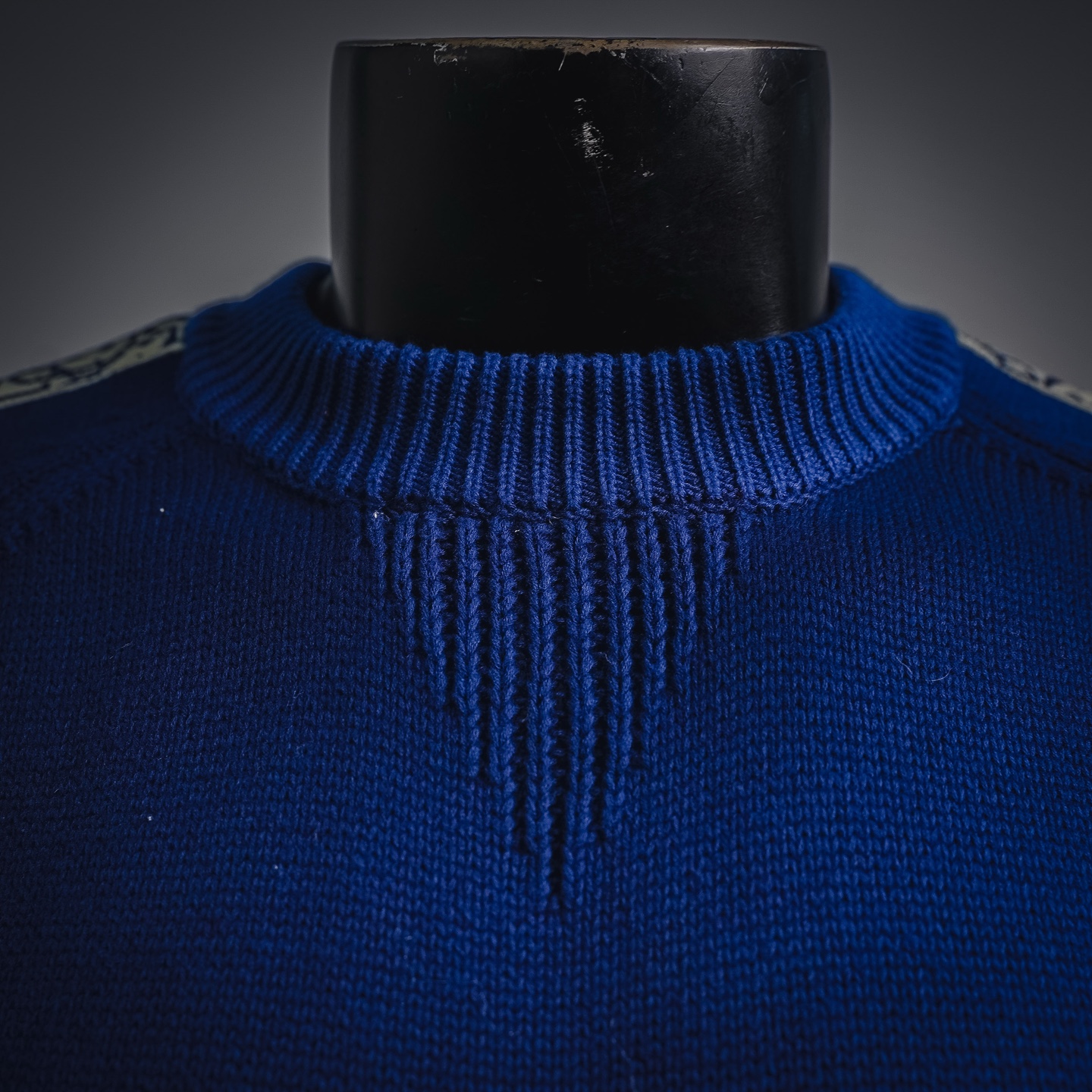 CD jacquard sweater