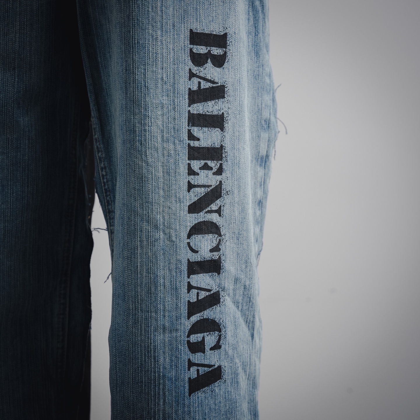 Balen washed splicing jeans
