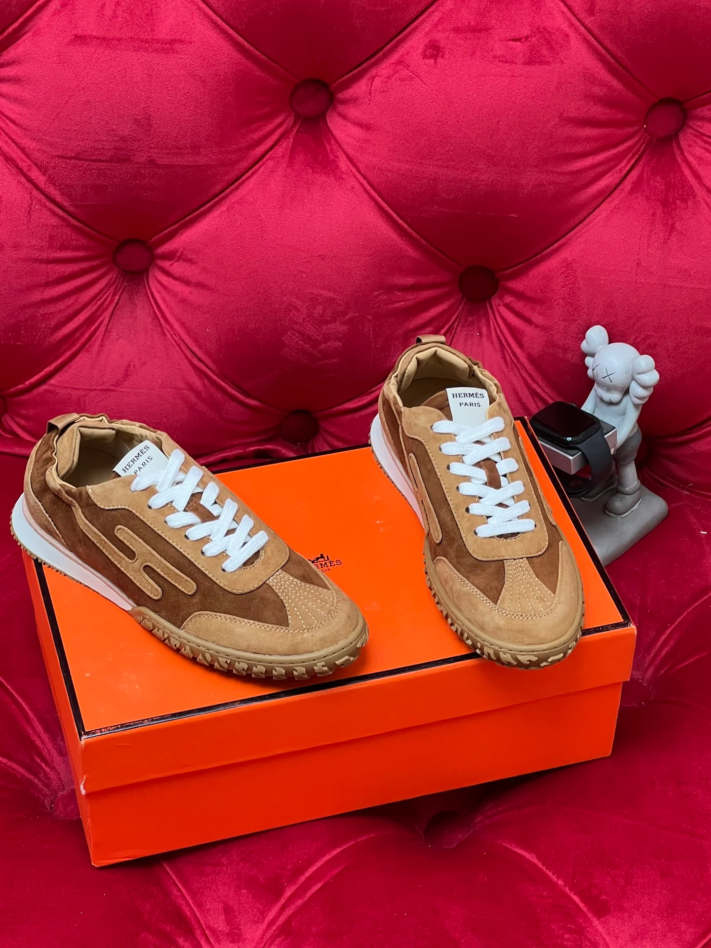 Herm suede sneakers