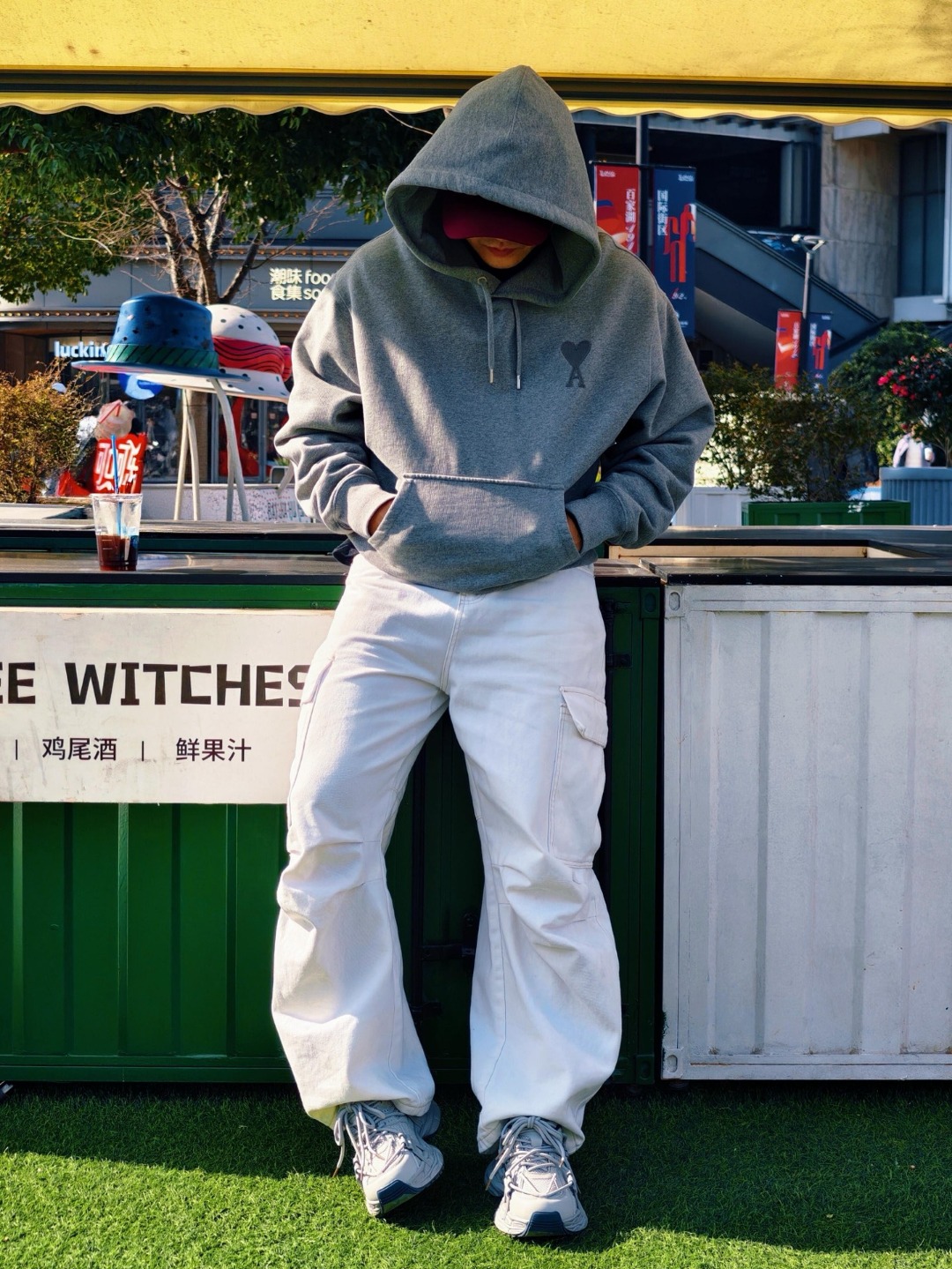 Ami embroidered hoodie