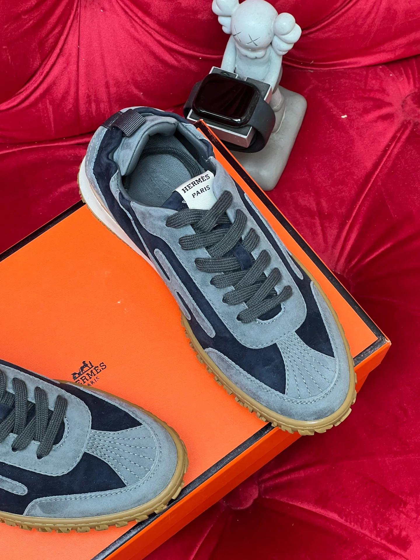 Herm suede sneakers