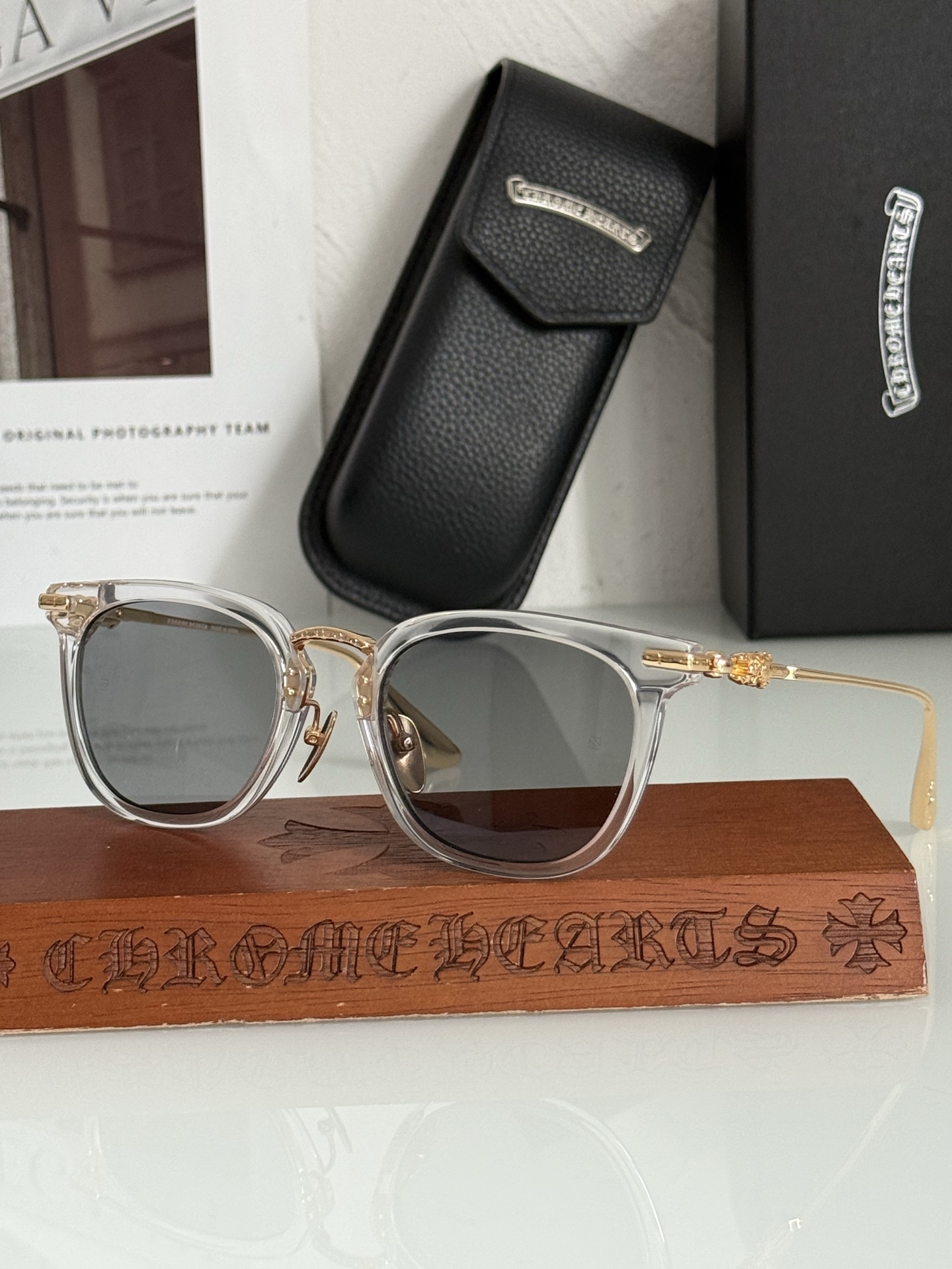Chrome sunglasses