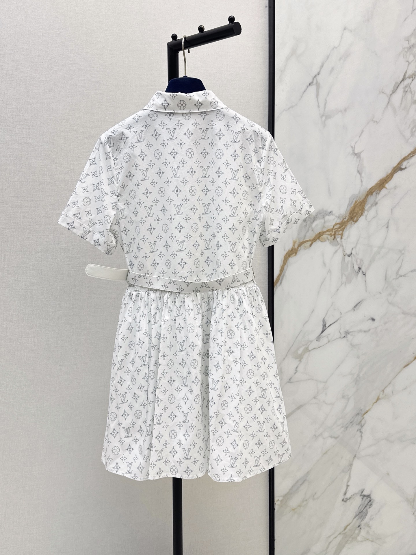 Loui 26ss print shirt dress