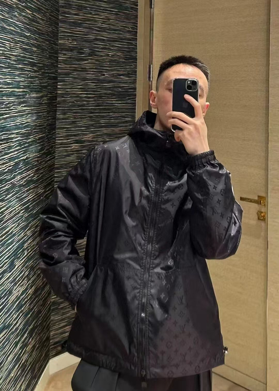 Louis jacquard reversible jacket