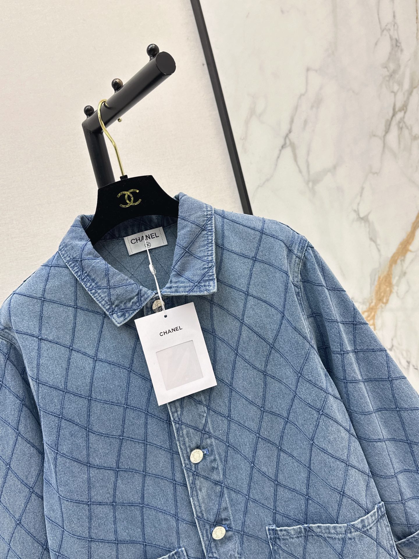 Chan 26ss embroidery denim jacket