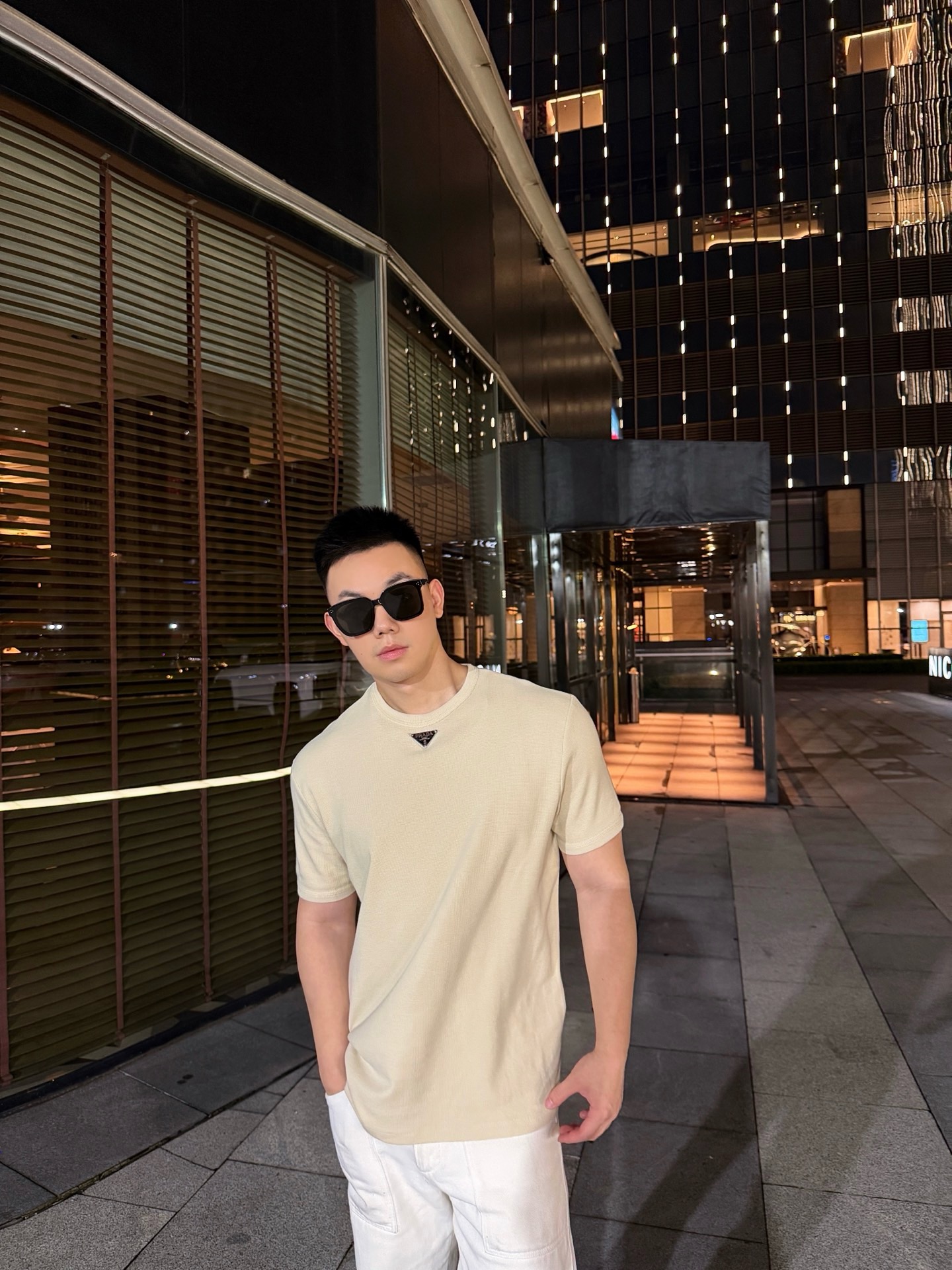 Pra casual logo badge t-shirt