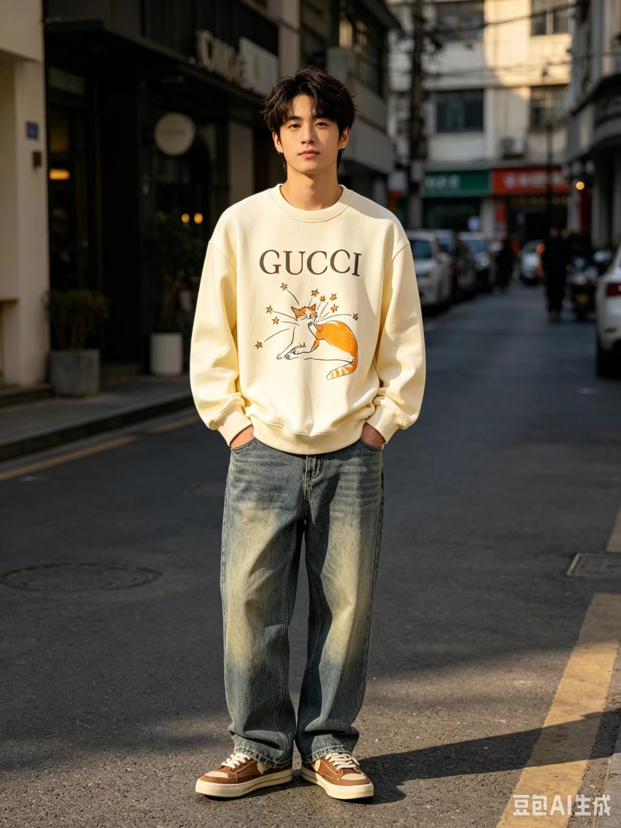 Guc printed sweatshirt