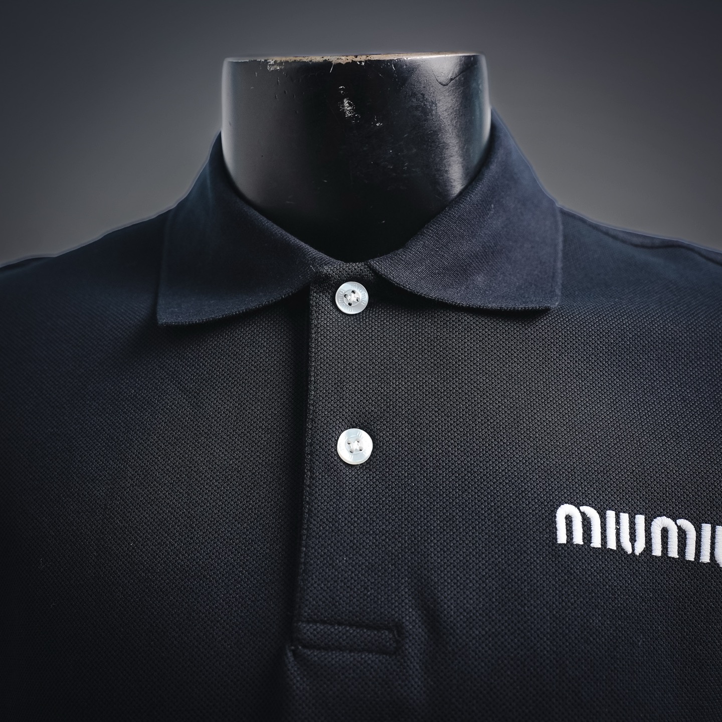 Miu embroidered sweatshirt