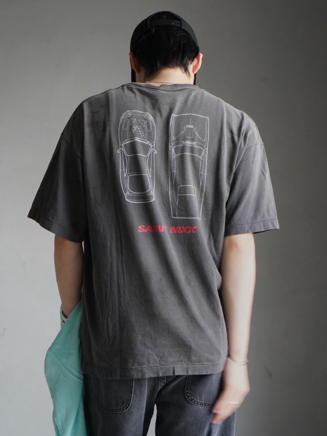 Saint letter printed t-shirt
