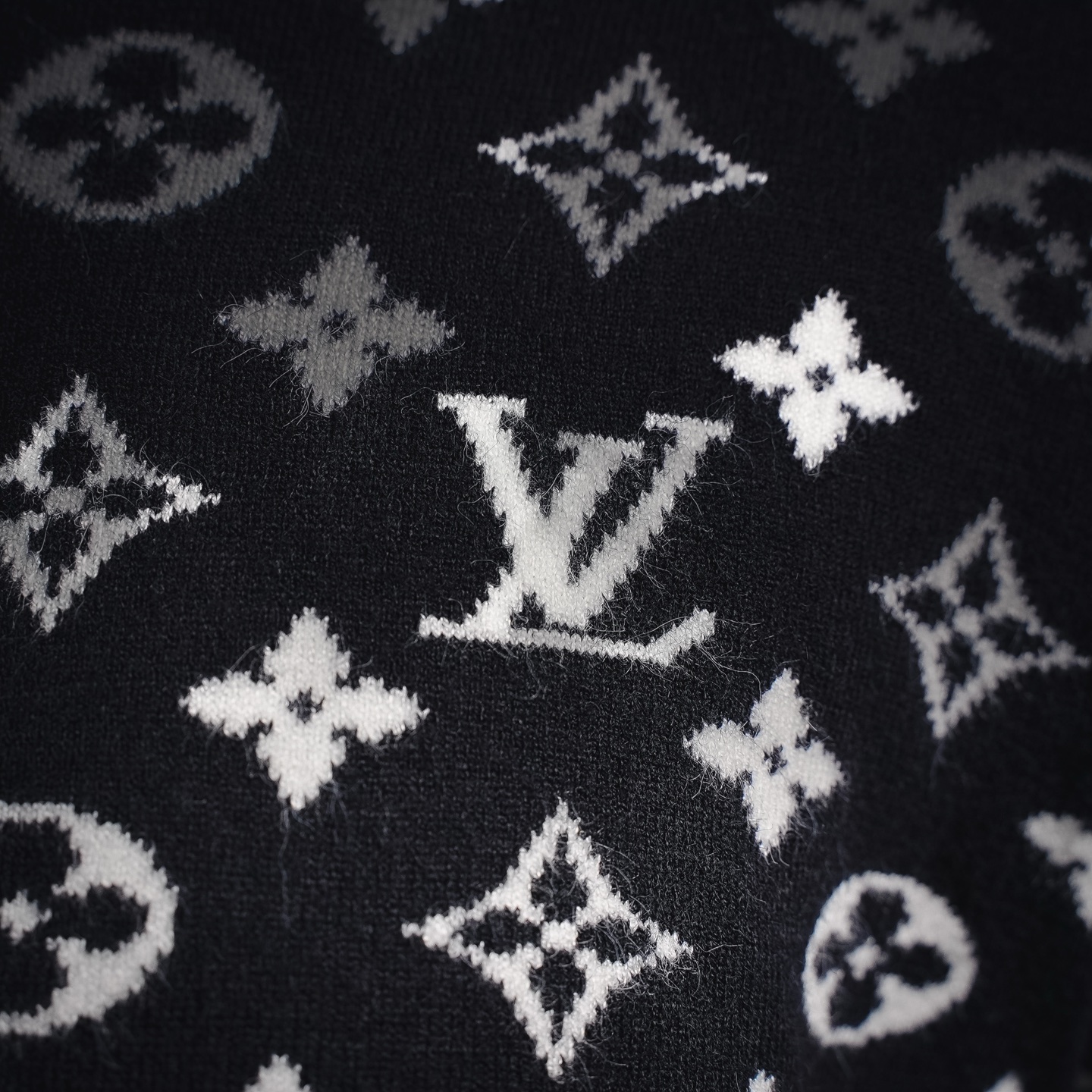 Louis all-over jacquard sweater