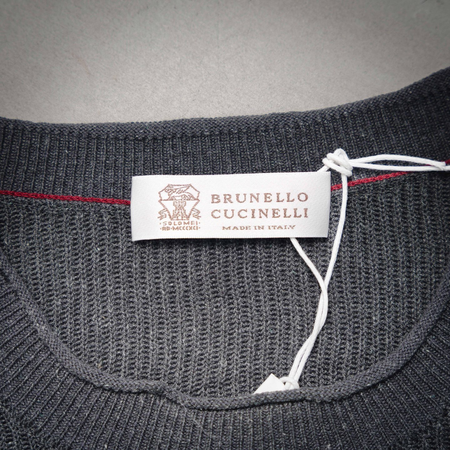 Brunello retro knit shirt