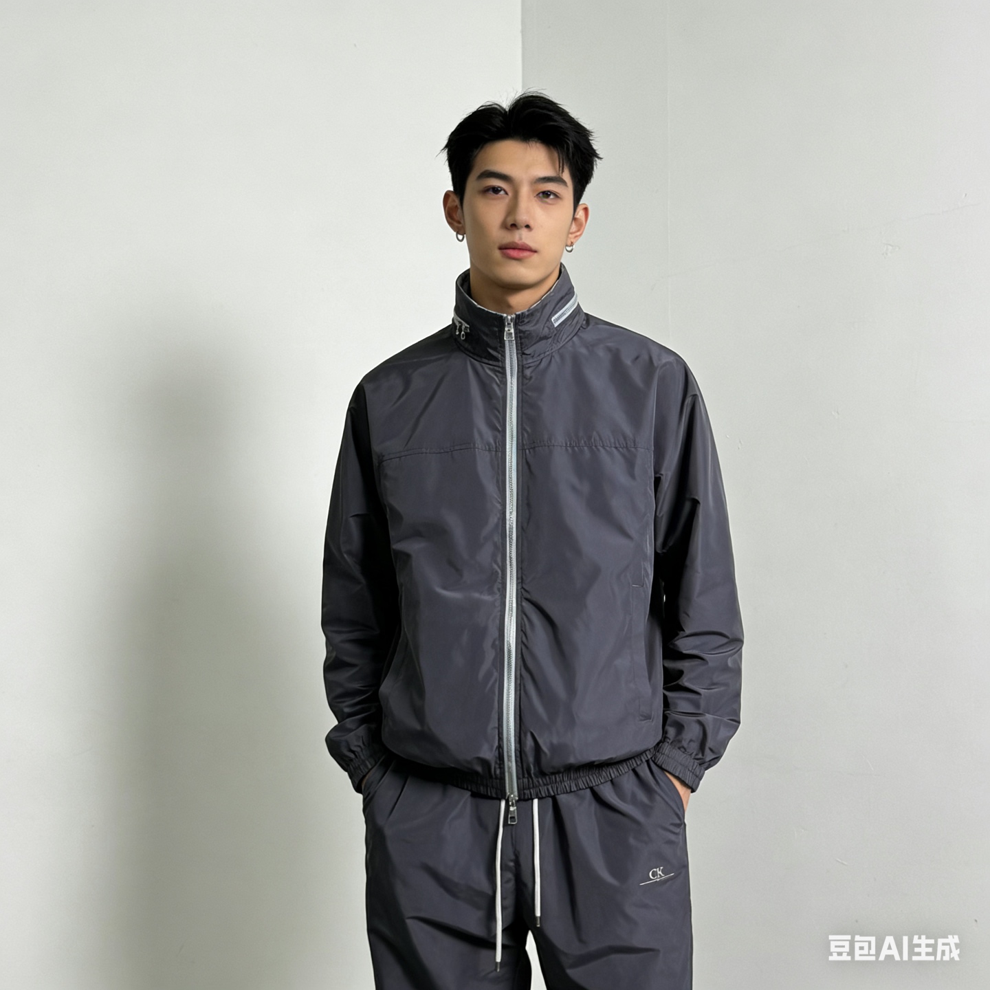 Louis reversible hooded jacket
