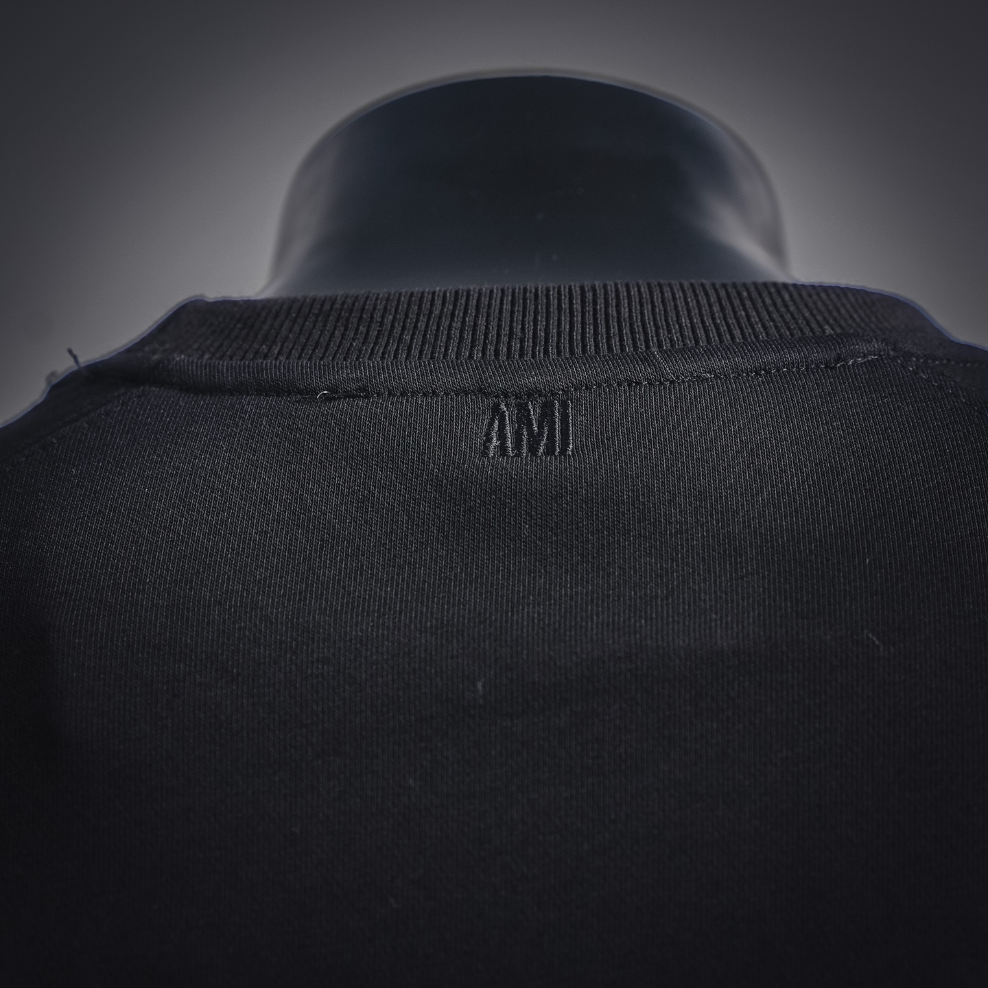 Ami letter embroidered sweatshirt