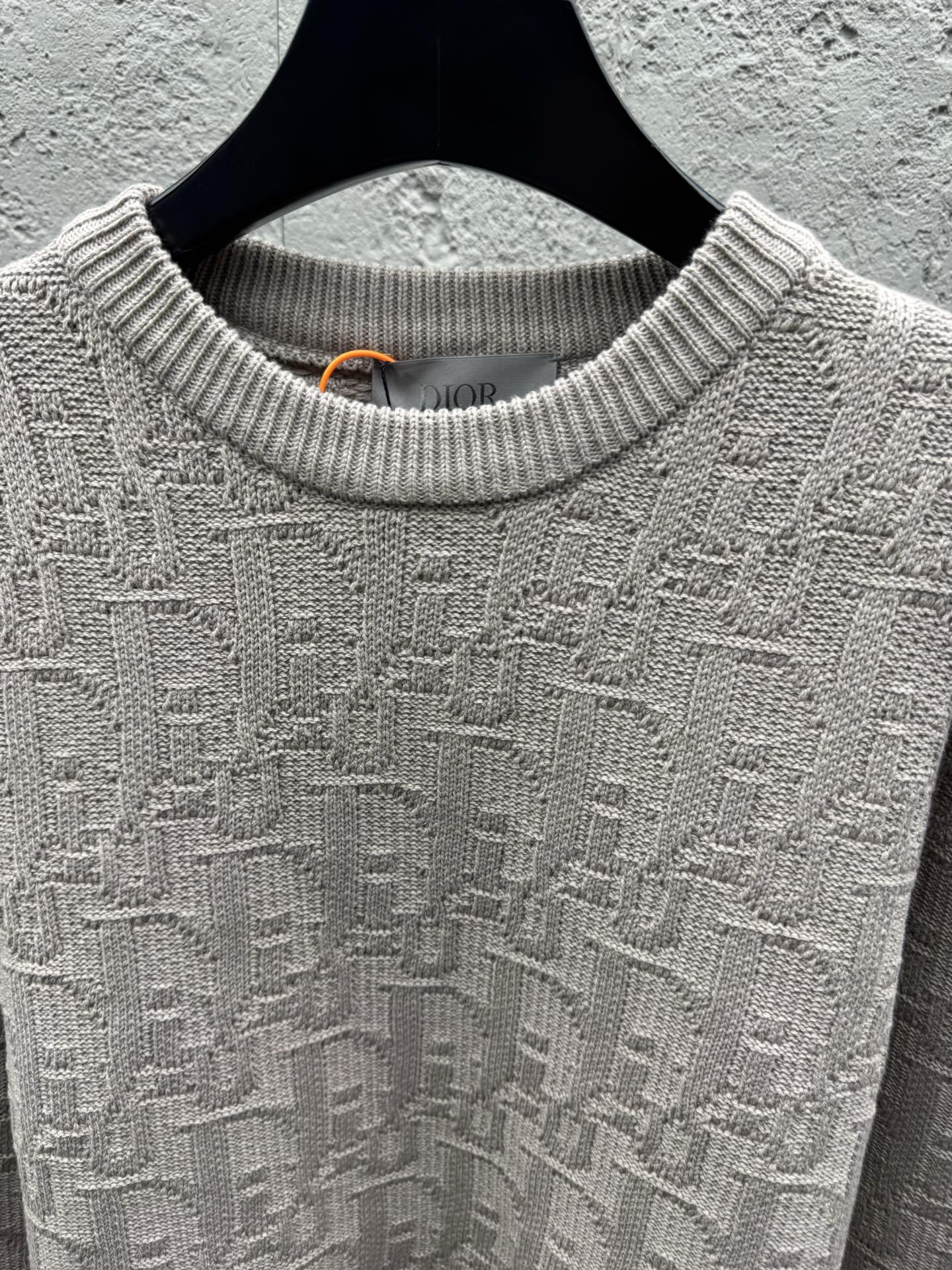 CD all-over jacquard sweater