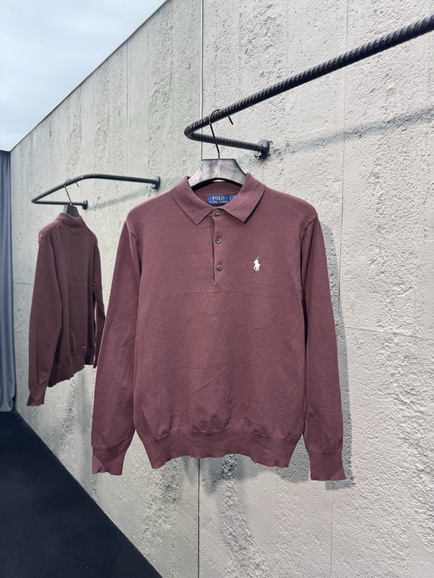 Ralph embroidered knit sweater