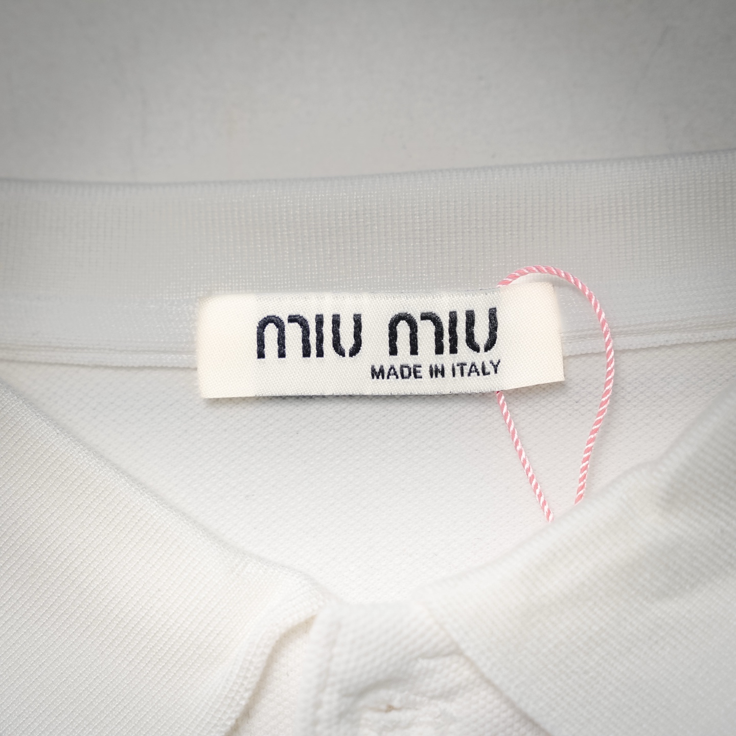 Miu embroidered Polo