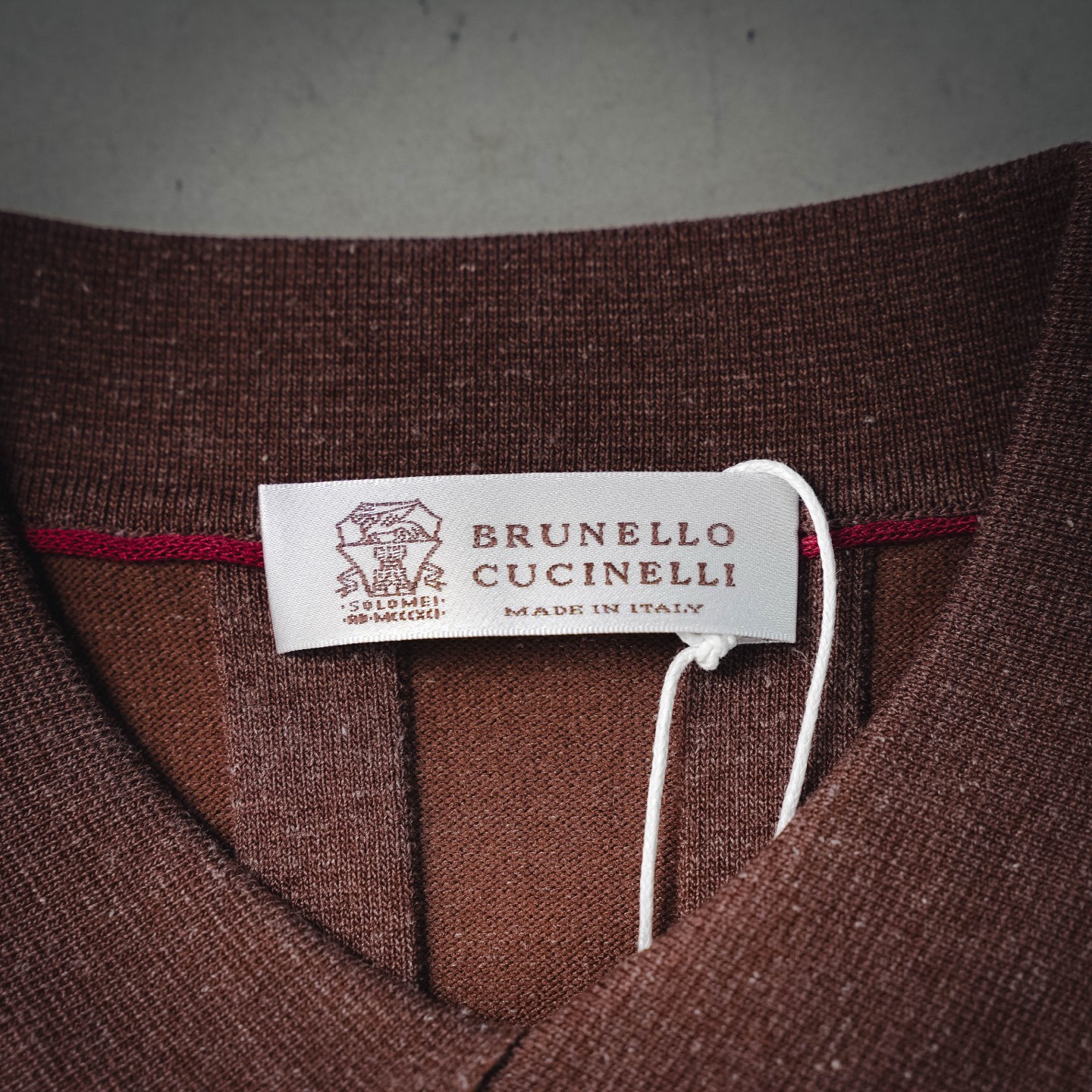 Brunello collared knit Polo