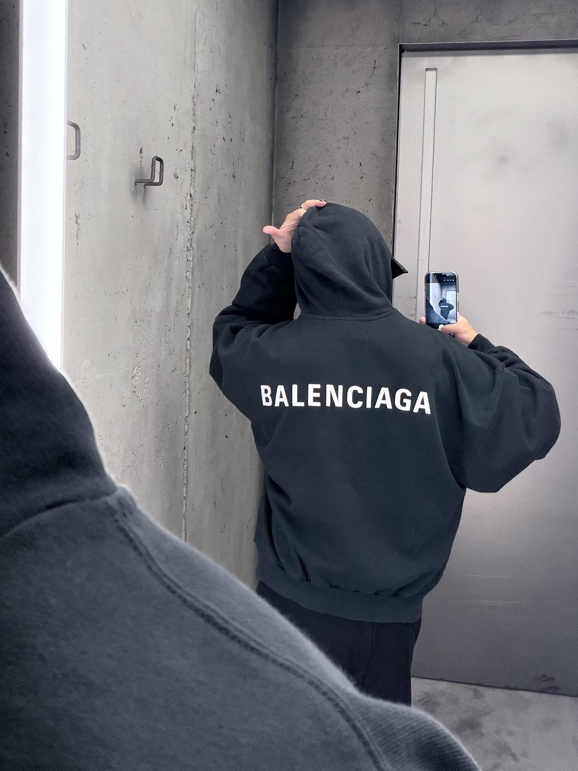 Balen embroidered hoodie