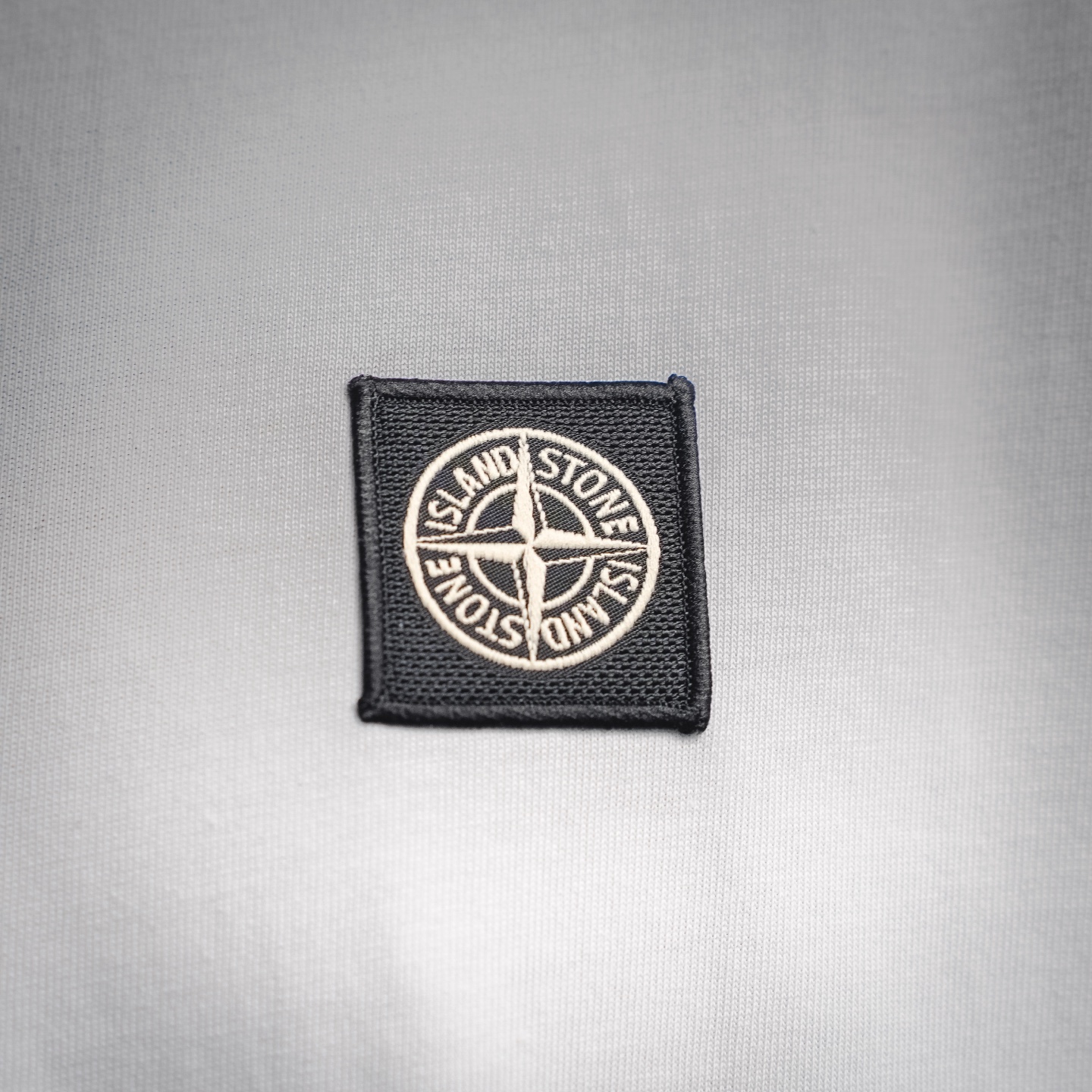 Stome embroidered badge t-shirt