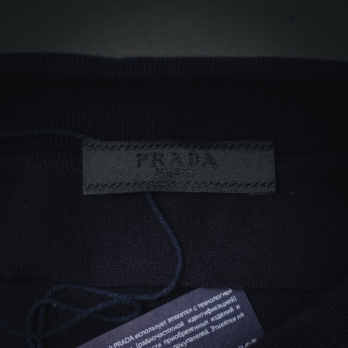 Pra embroidered zip-up Polo