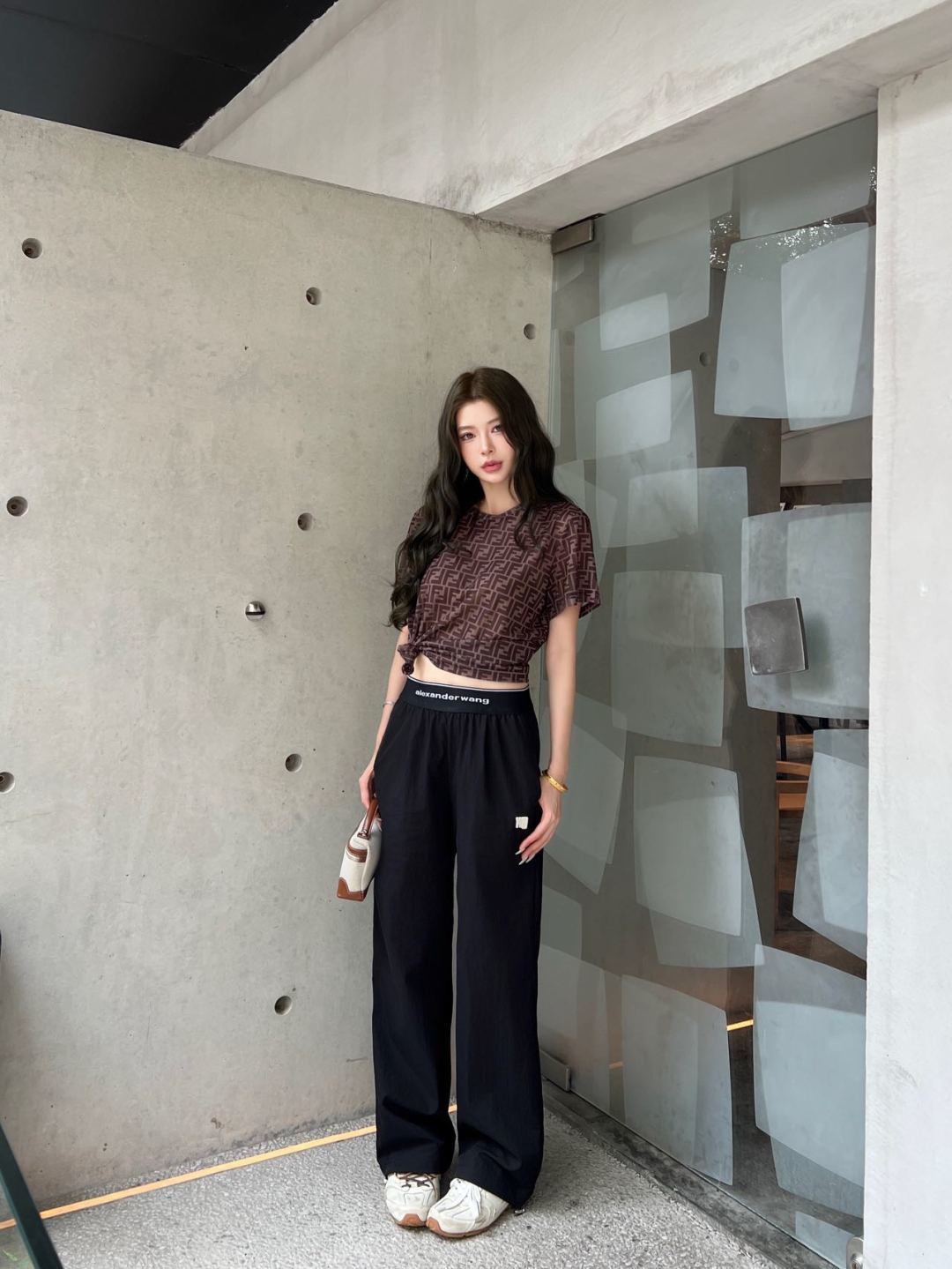 Fen 26ss print t-shirt