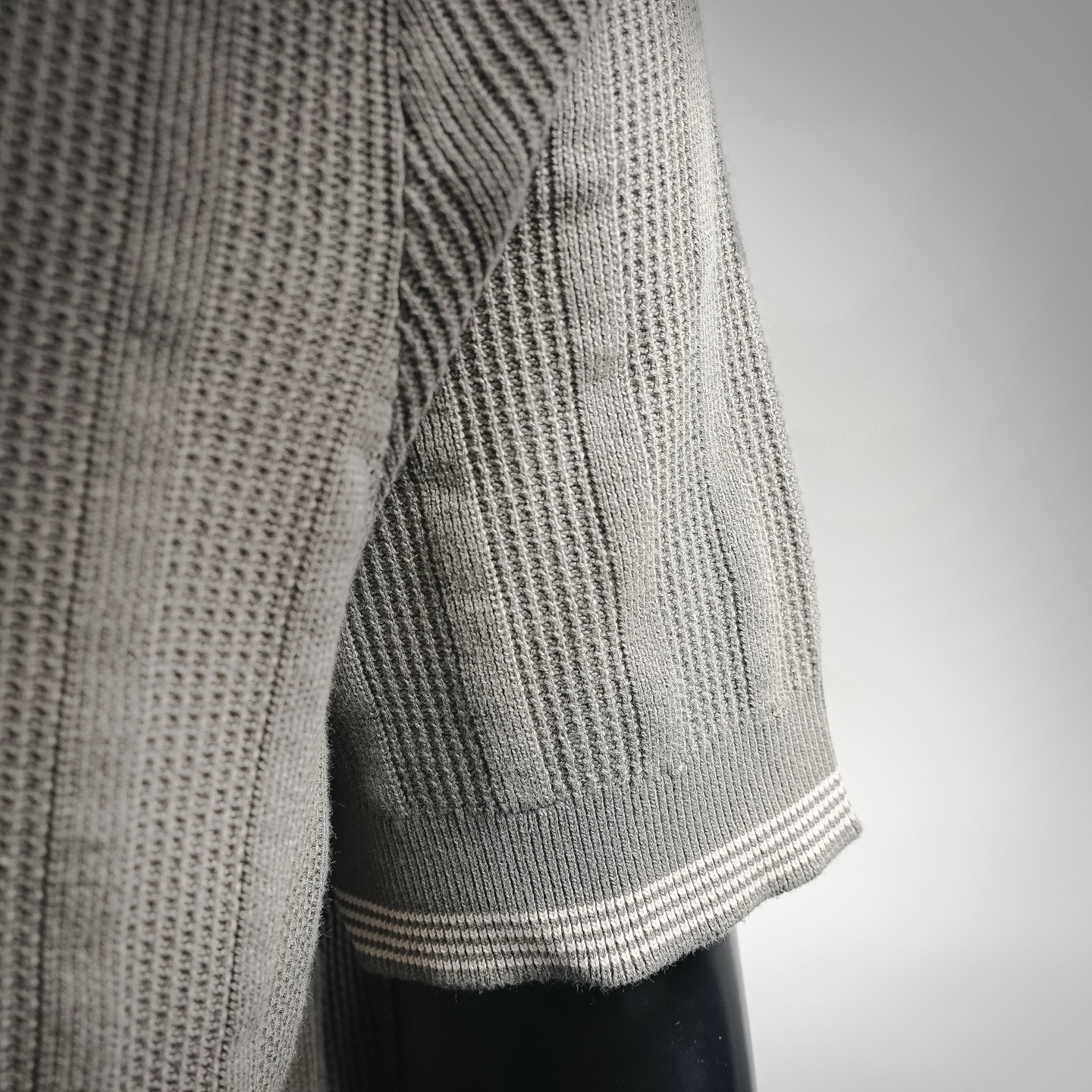Brunello striped collar Polo