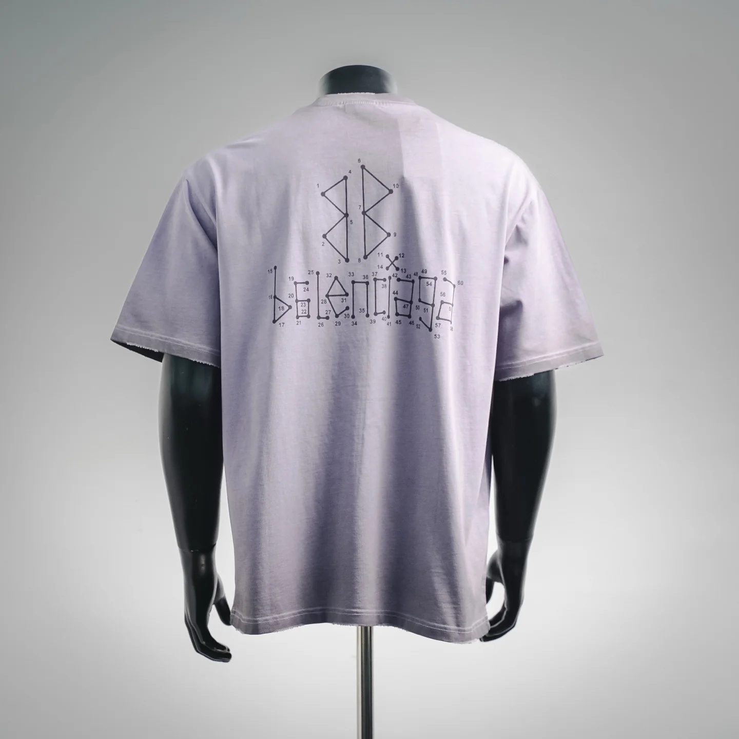 Balen ripped washed t-shirt