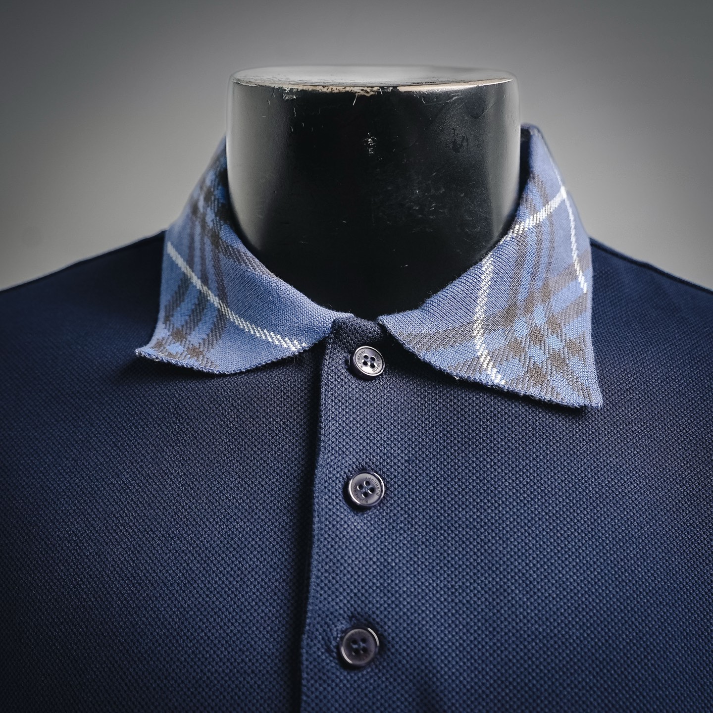 Bur plaid Polo
