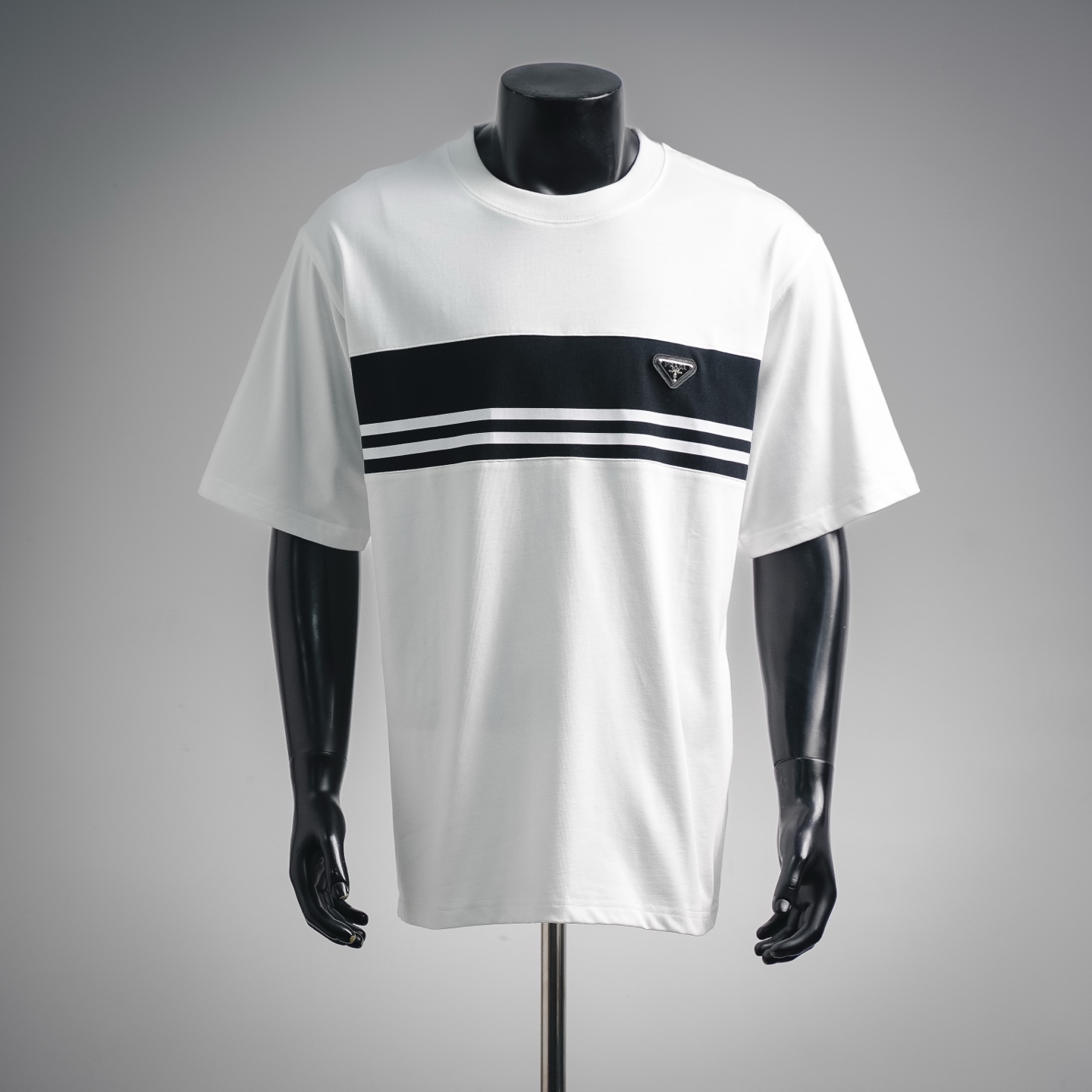 Pra stripe printed t-shirt