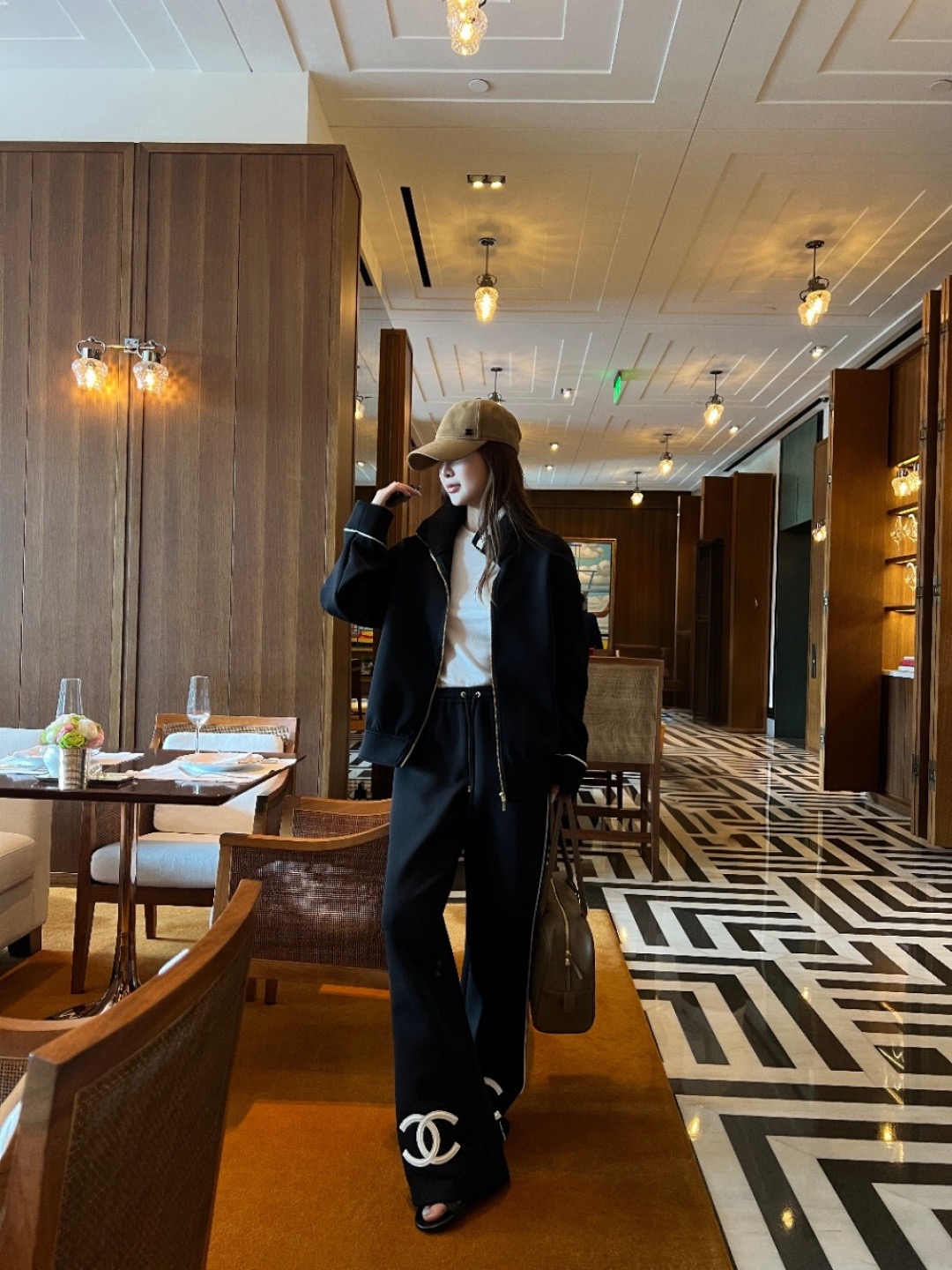 Chan 26fw causual jacket pants sets