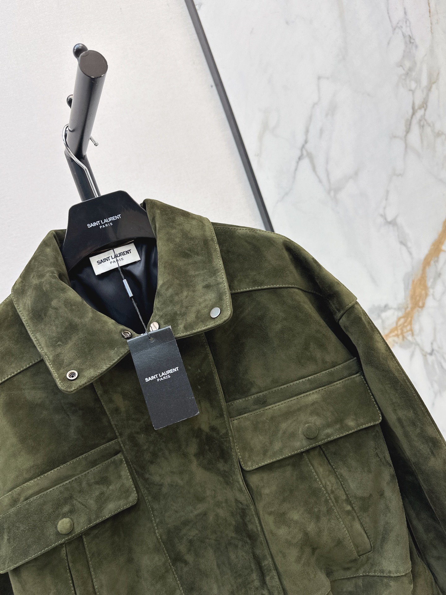 Sain 26fw suede leather jacket