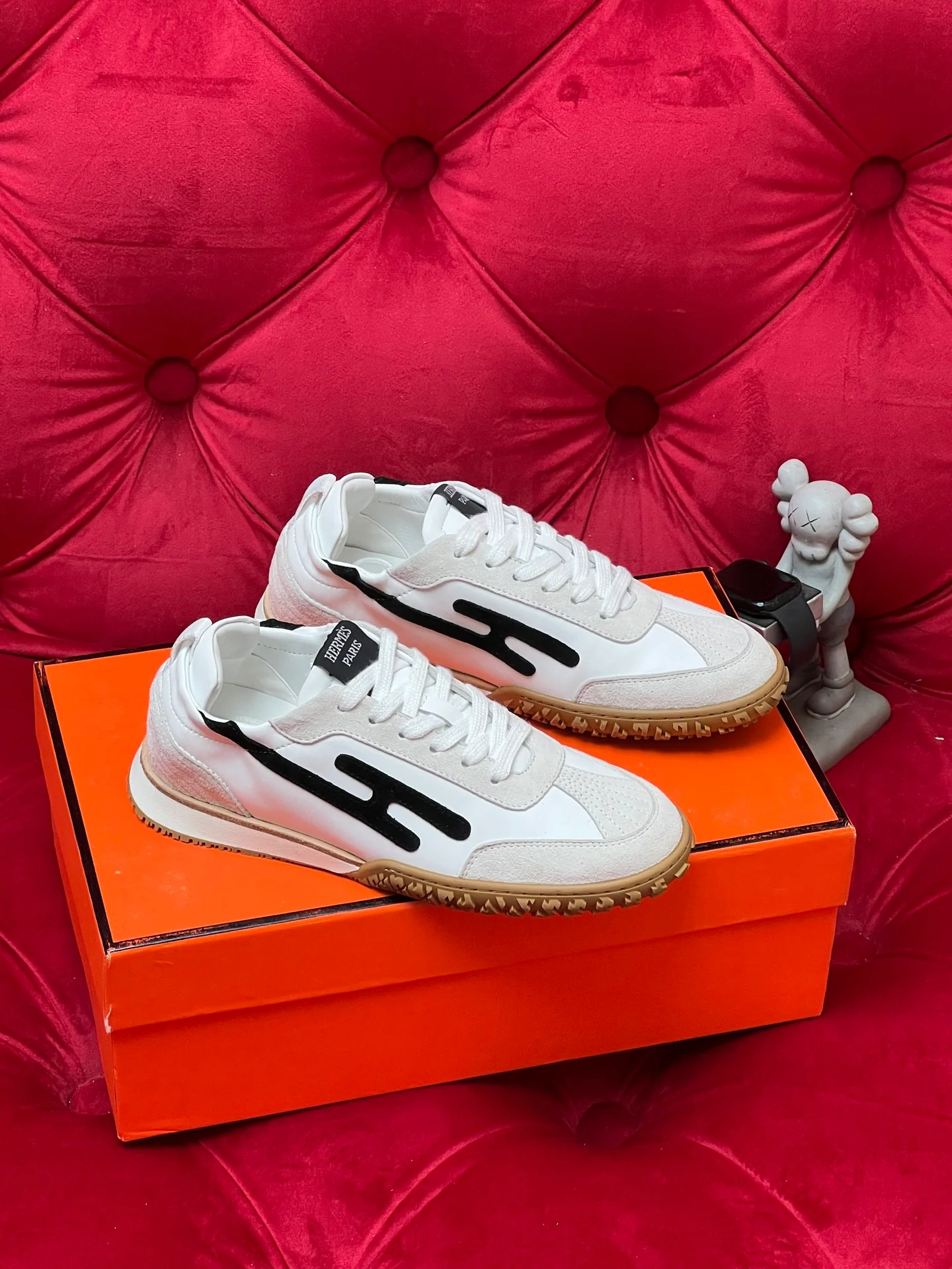 Herm suede sneakers