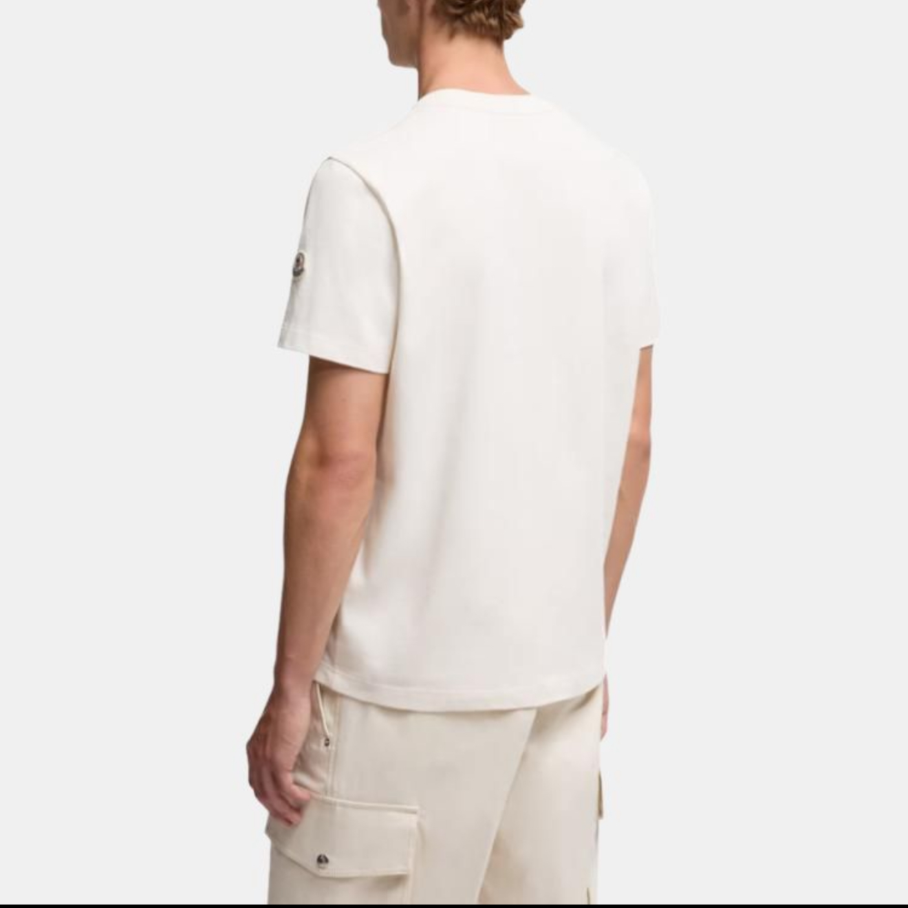 Mon badge embroidered t-shirt