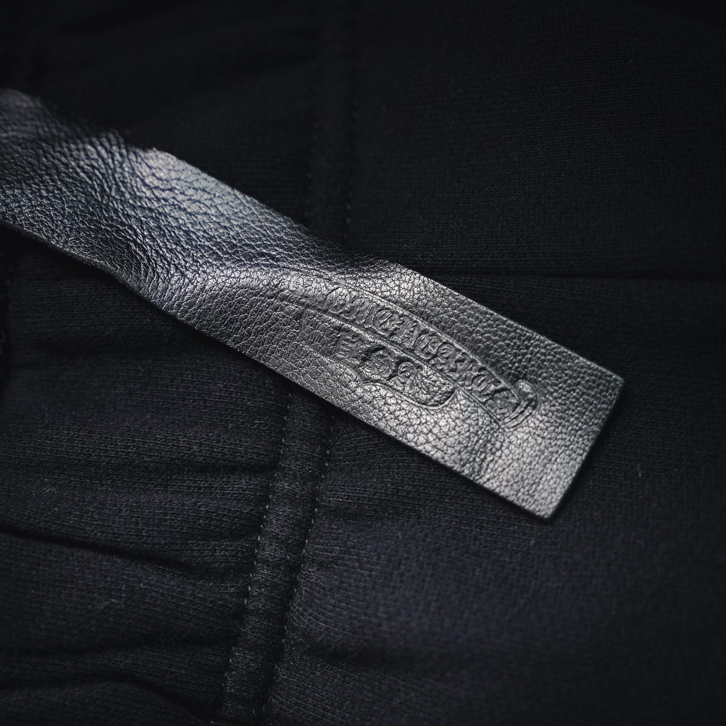 Chrome embroidered pants