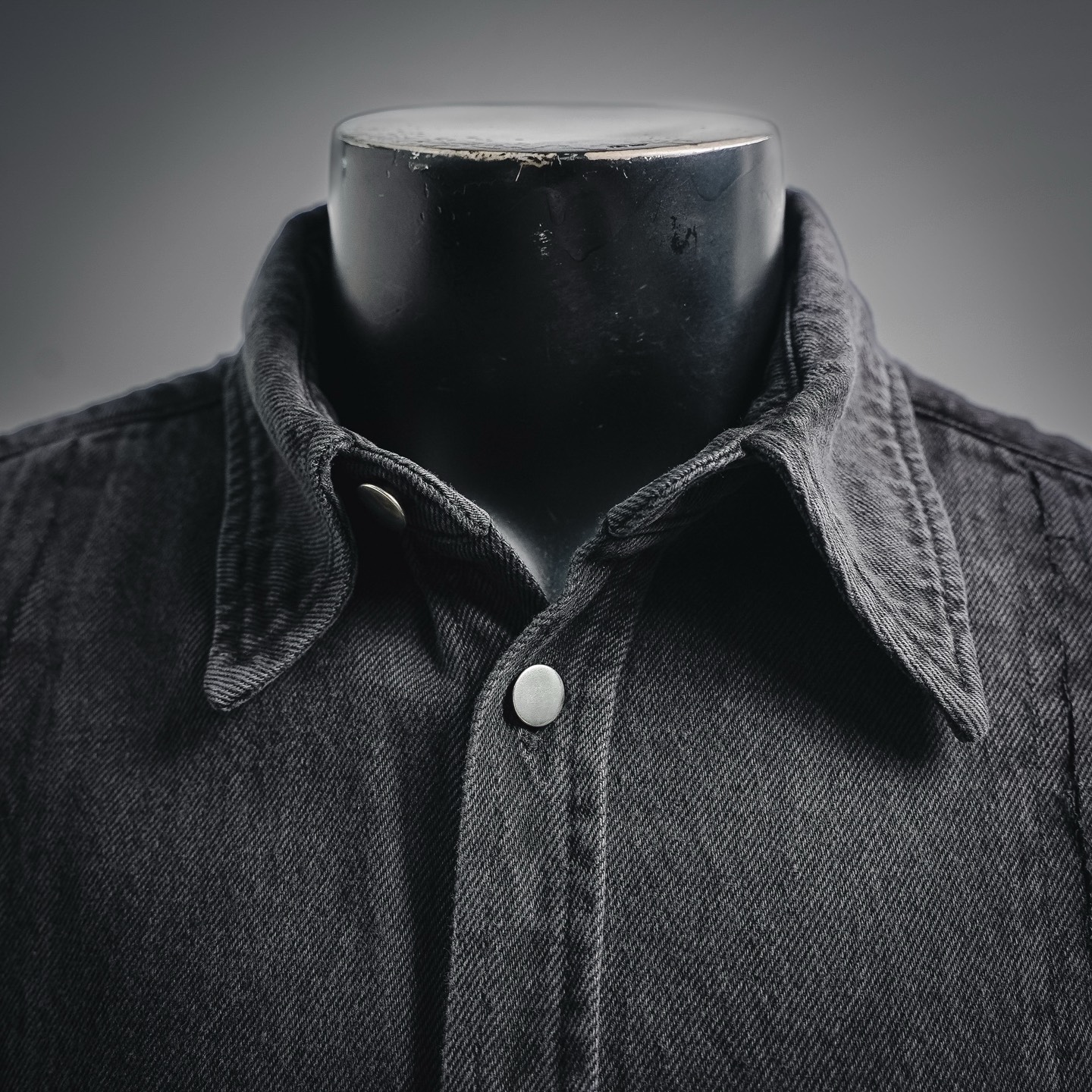 Maison denim long-sleeved shirts