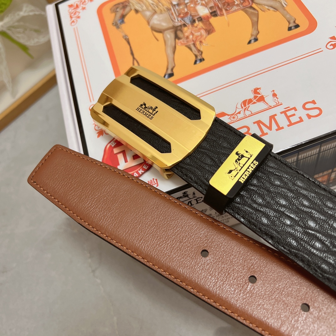 Herm cowhide belt