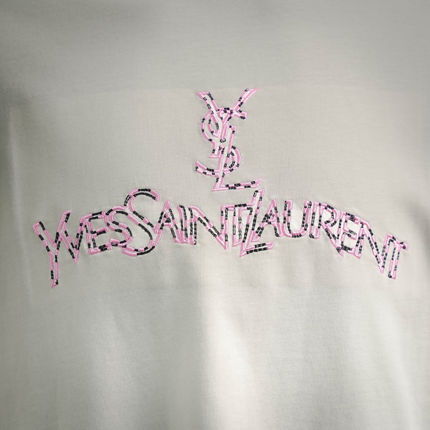 Saint letter embroidered t-shirt