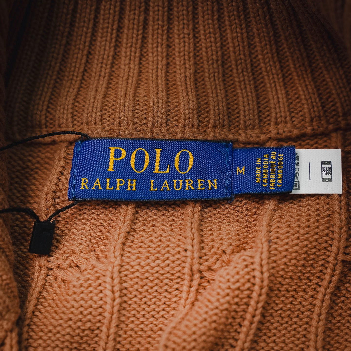 Ralph knit sweater zip-up jacket